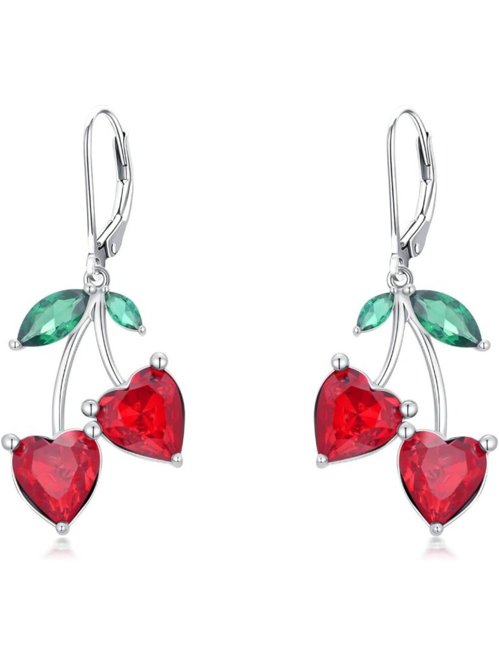 Sterling Silver Dangle Leverback Earrings | Animal & Sports Hoop Jewelry Gifts